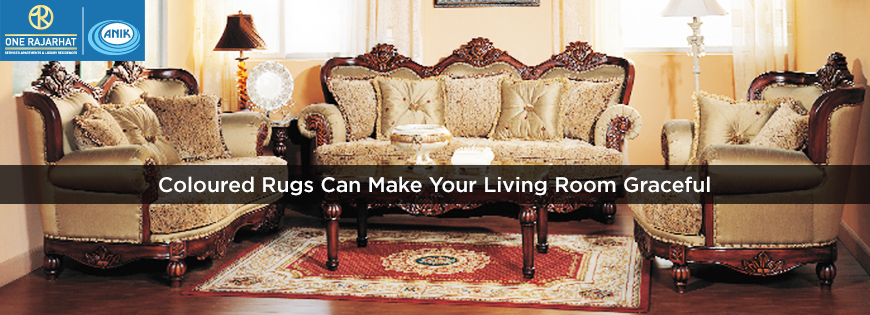 Coloured Rugs Can Make Your Living Room Graceful